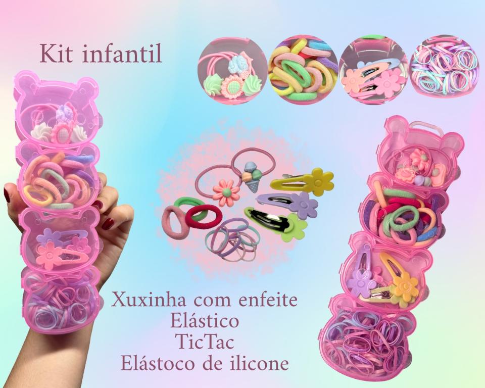 KIT MIX TIC TAC ,XUXA E SILICONE URSO