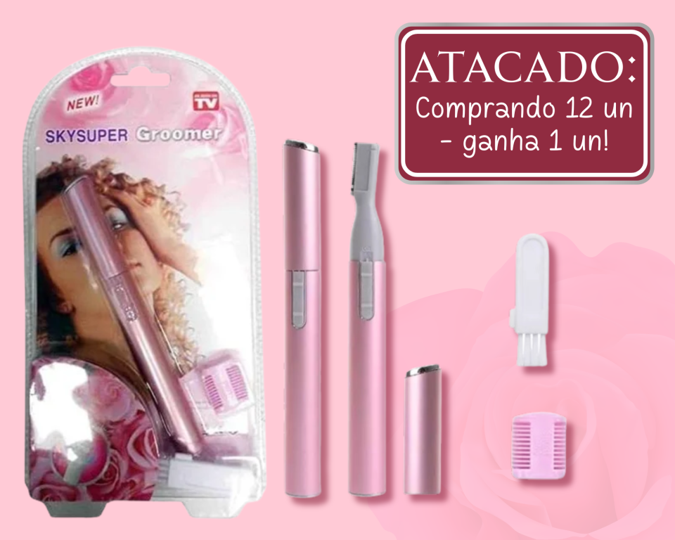 DEPILADOR MINI CANETA ROSA VAR/ATC