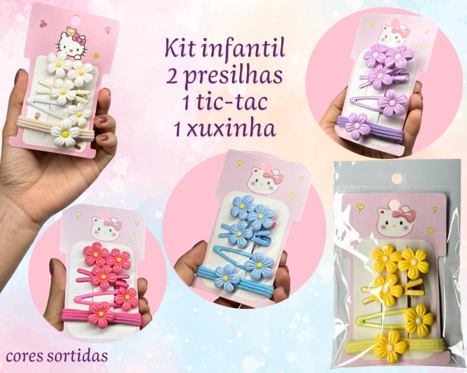 KIT MIX PRESILHA, XUXA E TIC TAC FLOR