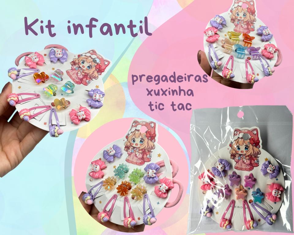 KIT MIX LAÇO PREGADEIRA ,XUXA E TIC TAC