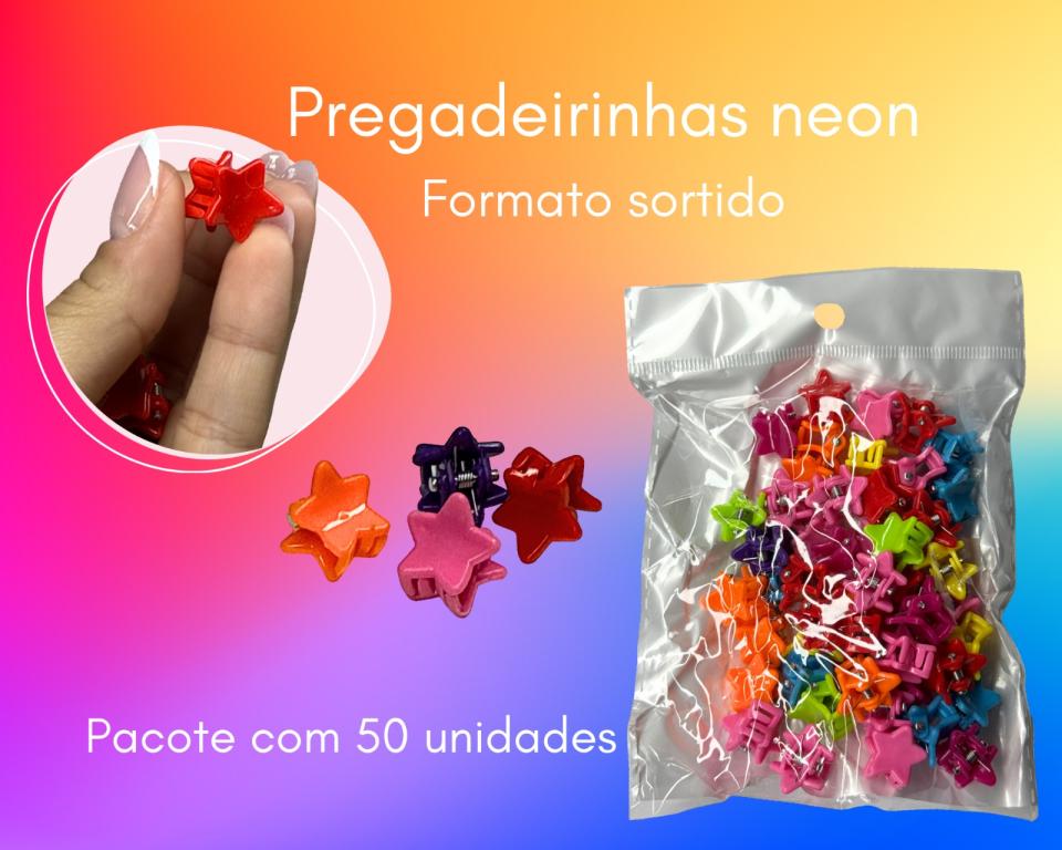 PREGADEIRA MINI ESTRELA VERÃO C/50