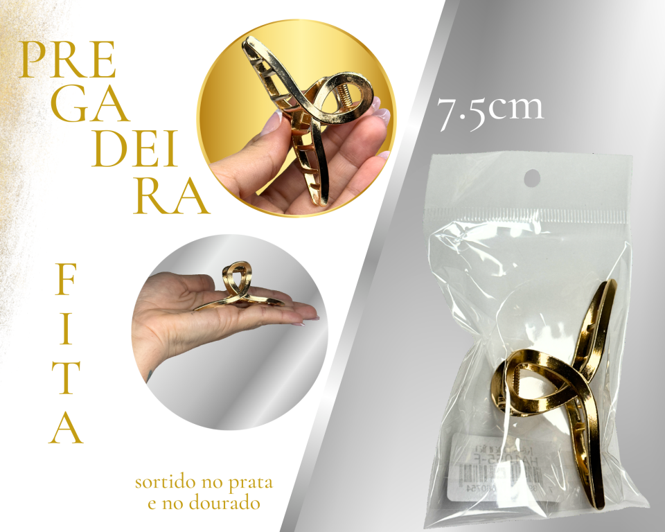 PREGADEIRA METAL FITA 7.5cm