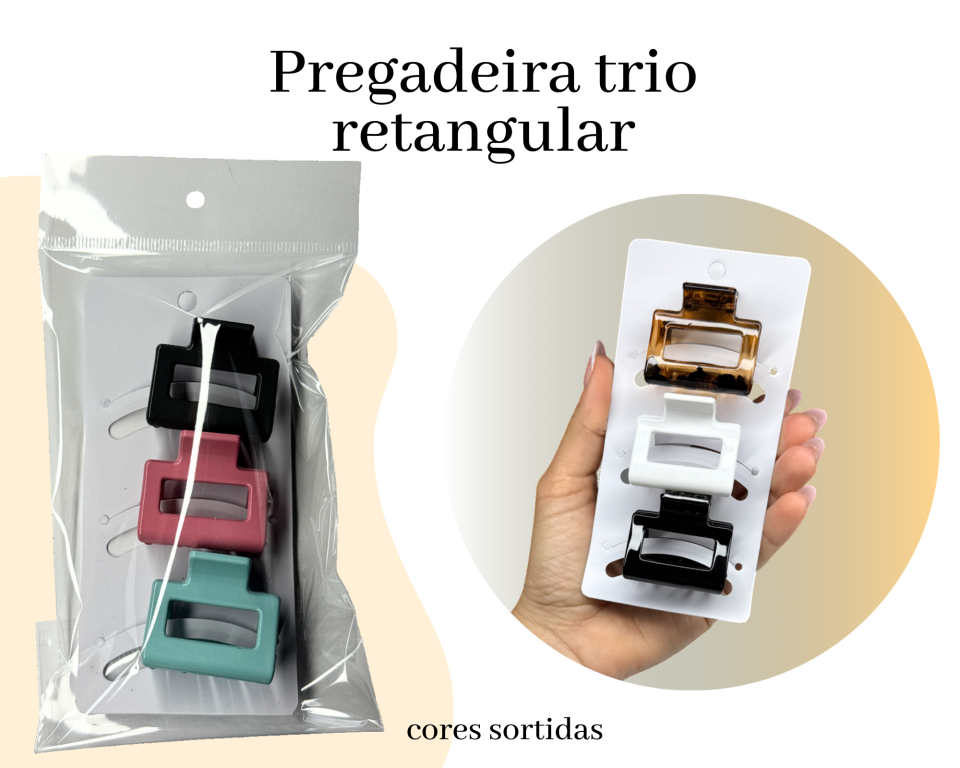 KIT PREGADEIRA QUADRADA 4cm C/3