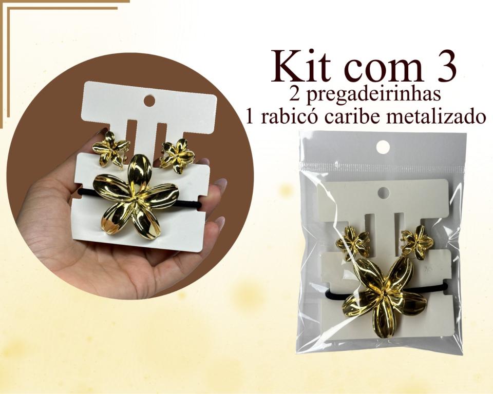 RABICO METAL CARIBE C/ PREGADEIRA C/3