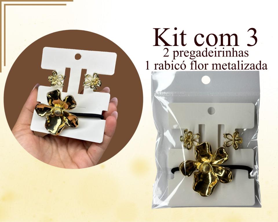 RABICO METAL FLOR C/ PREGADEIRA C/3