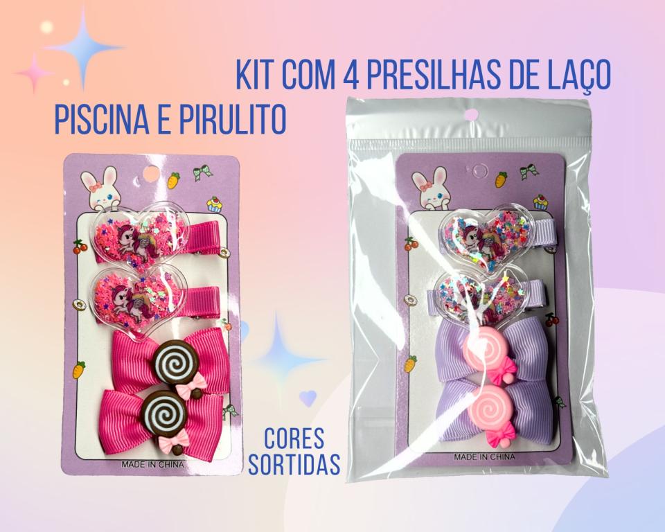 KIT PRESILHA INFANTIL C/4