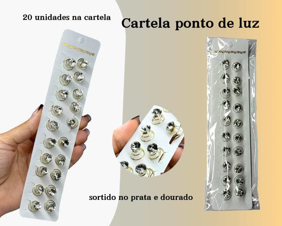 PONTO DE LUZ ASPIRAL C/20 CARTELA MINIMO 2