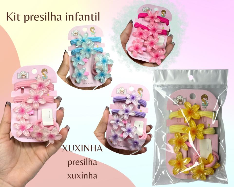 KIT MIX PRESILHA E XUXINHAS CARIBE C/6