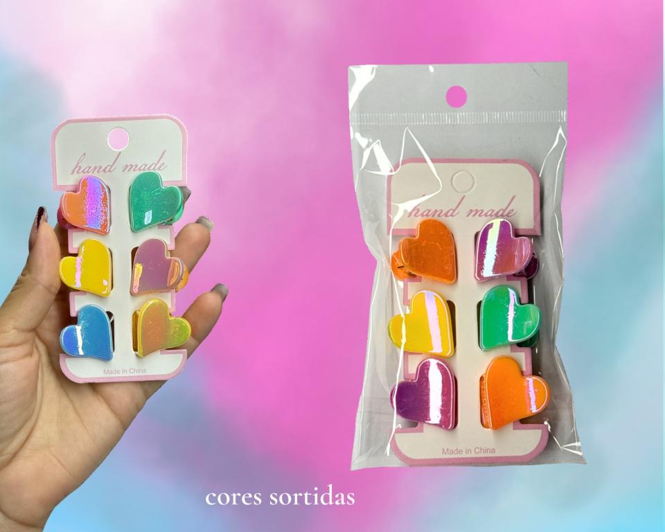 KIT PREGADEIRA CORAÇÃO 2.5cm c/6