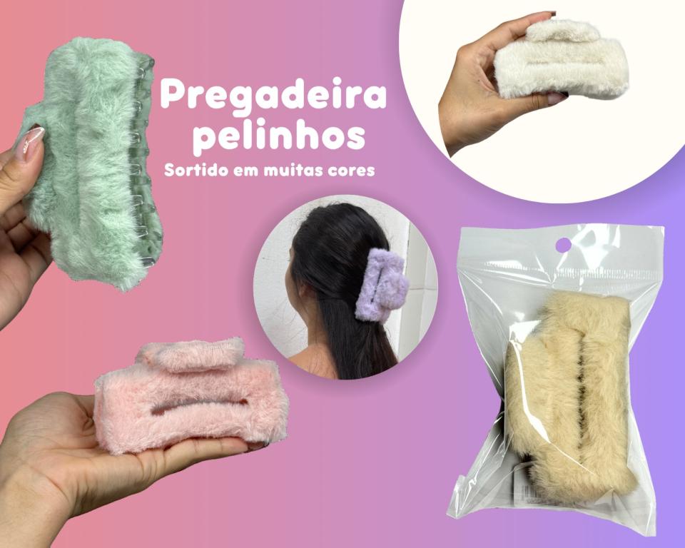 PREGADEIRA QUADRADA PELINHO 10cm