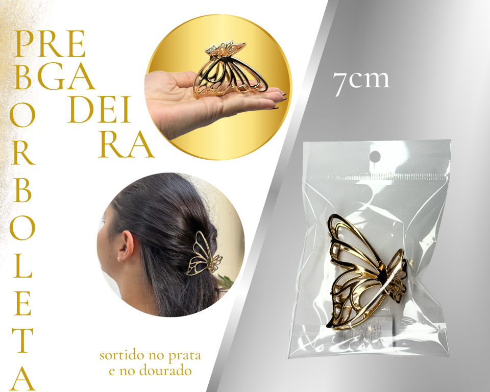 PREGADEIRA BORBOLETA 7cm