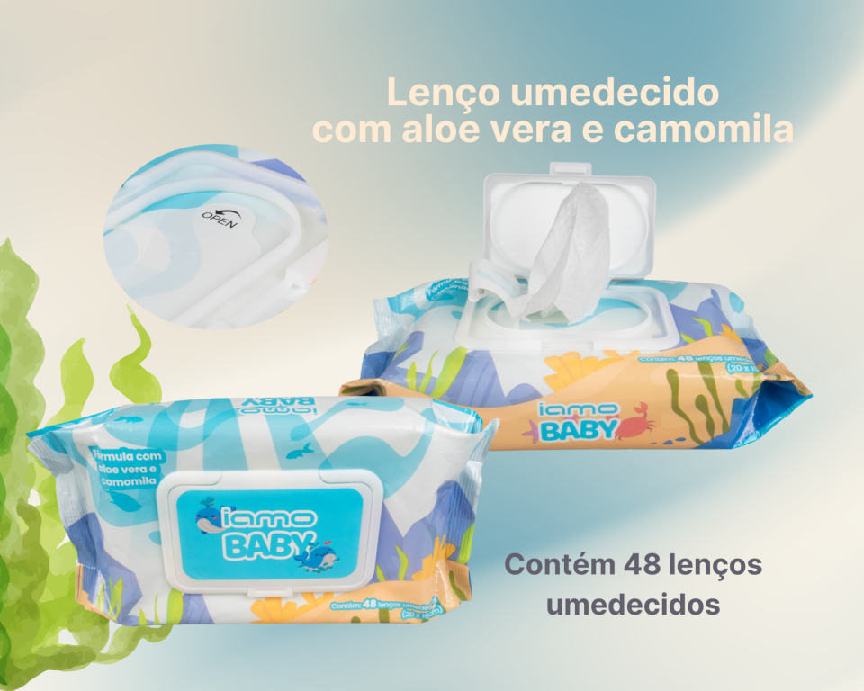 LENÇO UMEDECIDO IAMO BABY 48 UN