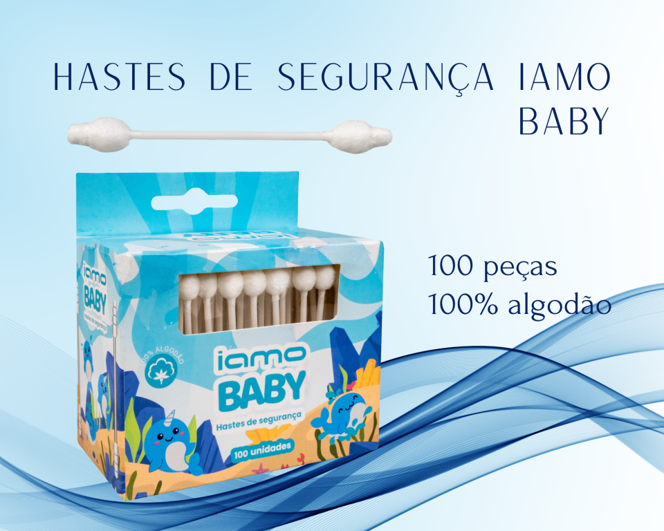 HASTES FLEXIVEIS IAMO BABY C/ 100 UN
