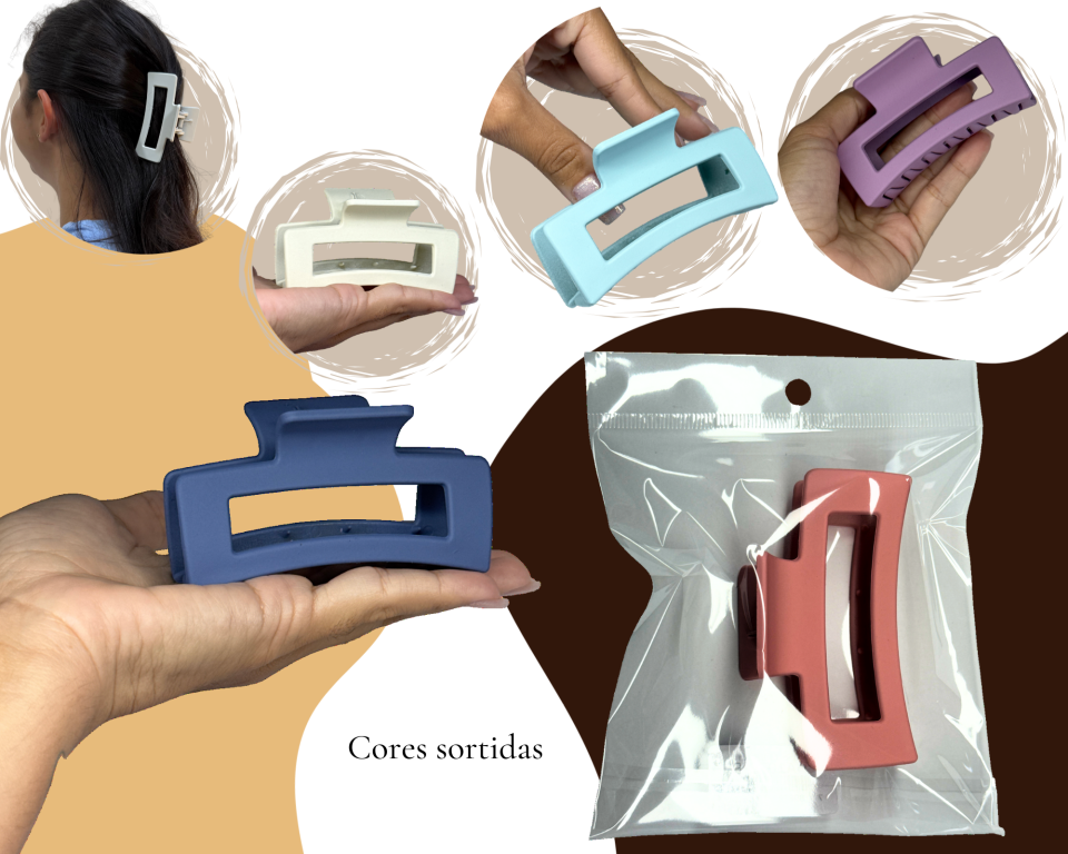 PREGADEIRA RETANGULAR COLORIDA 8.5cm