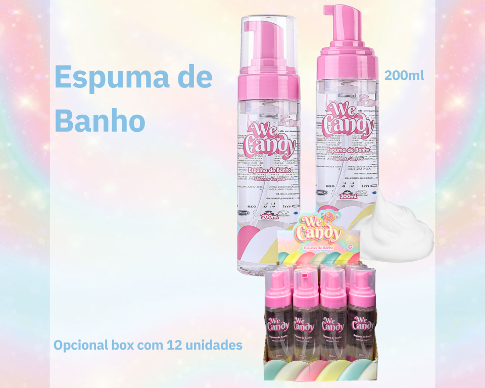 ESPUMA DE BANHO WE CANDY 200ml