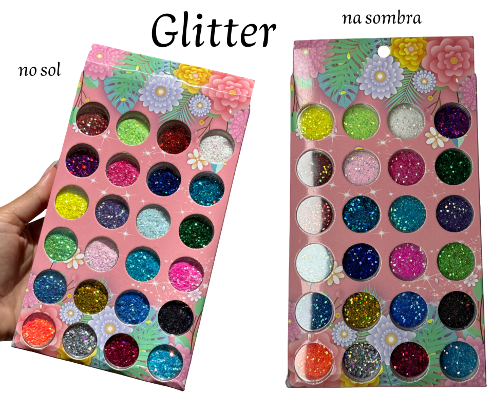 GLITTER FLOCADO C/24