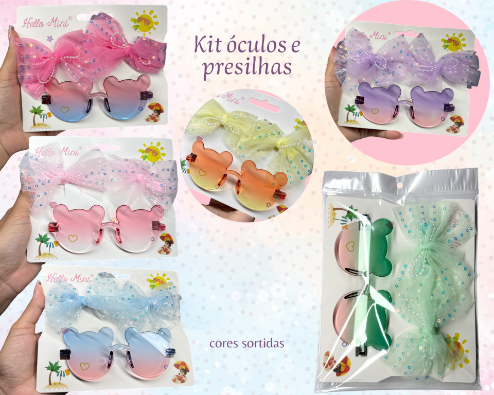 KIT OCULOS E PRESILHA