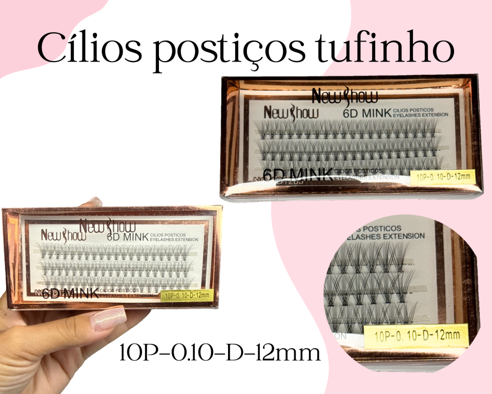 CILIOS TUFINHO 10P 12mm NEW SHOW