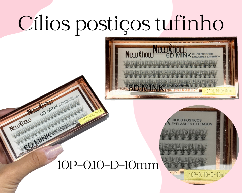 CILIOS TUFINHO 10P 10mm NEW SHOW
