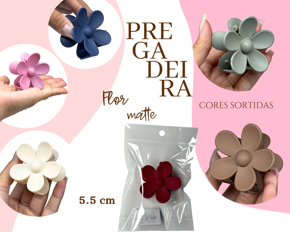 PREGADEIRA FLOR FOSCA 5.5cm