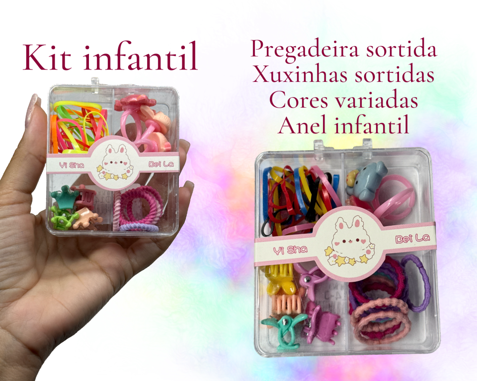 KIT PREGADEIRA VARIADAS C/ XUXINHAS