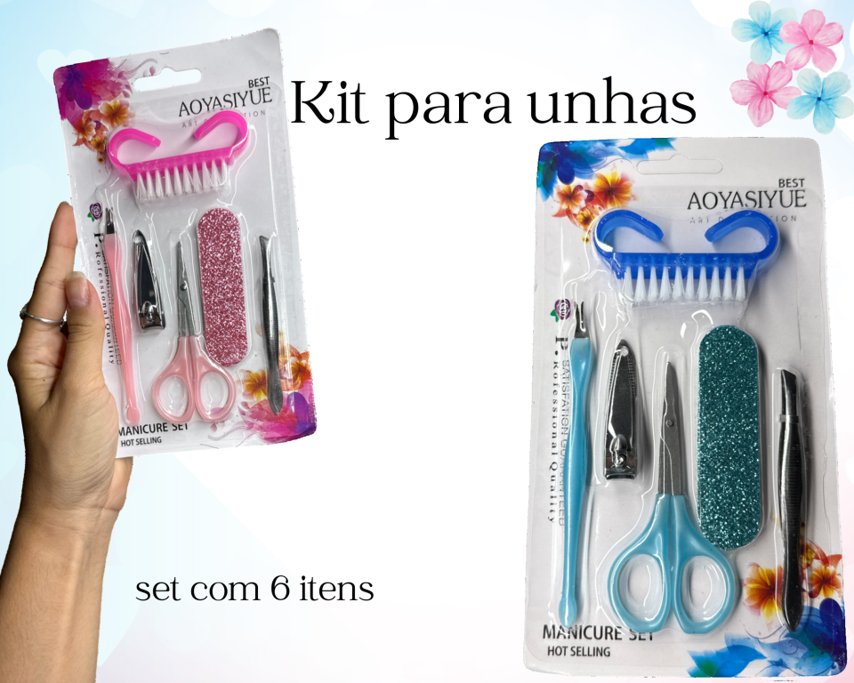 KIT UNHA C/6 ITENS