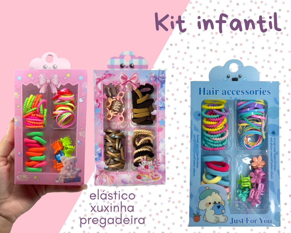 KIT MIX XUXINHAS E PREGADEIRAS