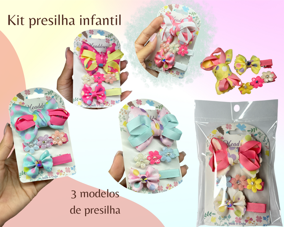 KIT PRESILHA LAÇO C/3