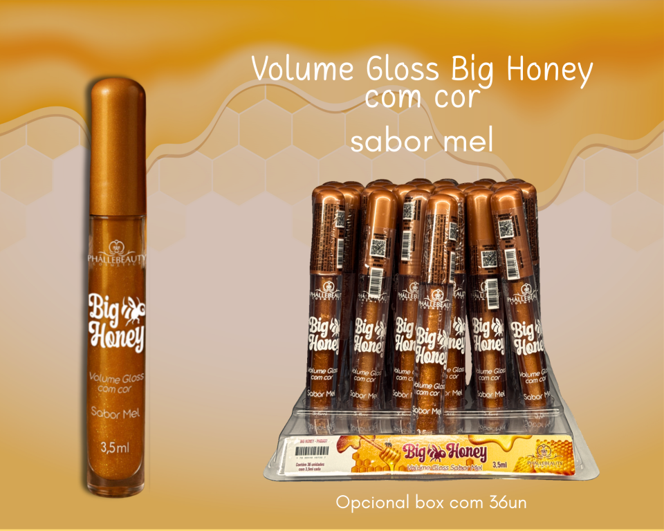 GLOSS BIG HONEY VOLUME GLOSS SABOR MEL