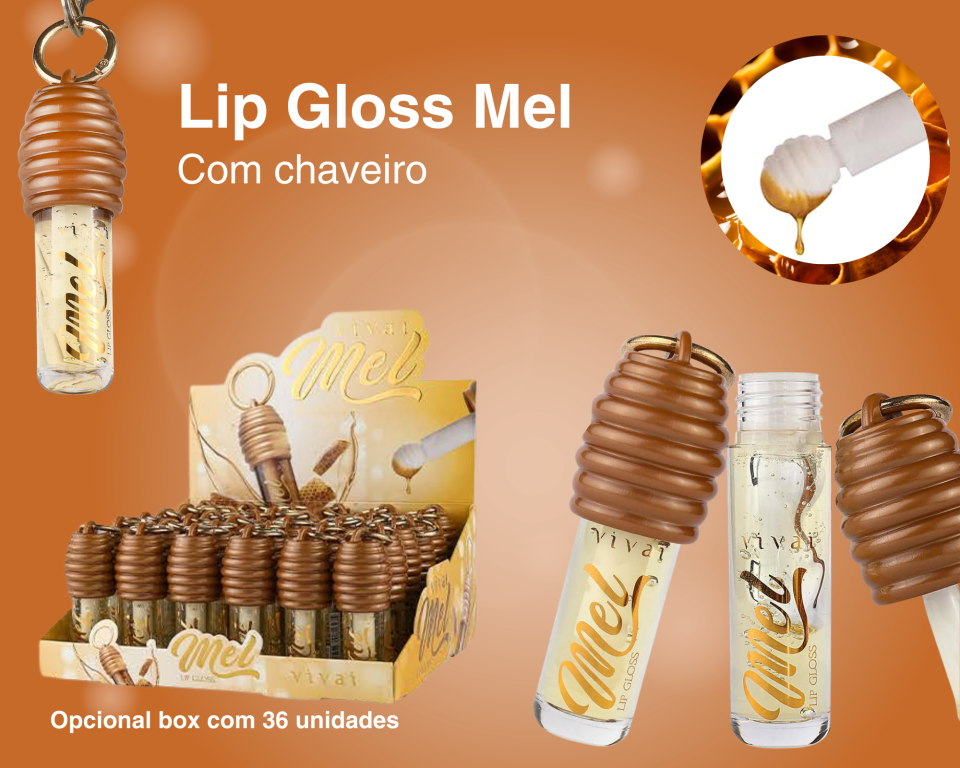 LIP GLOSS MEL CHAVEIRO MINIMO 6