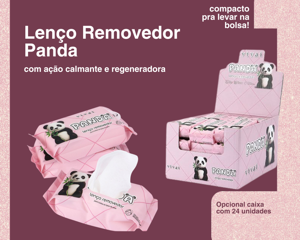 LENÇO REMOVEDOR PANDA C/8