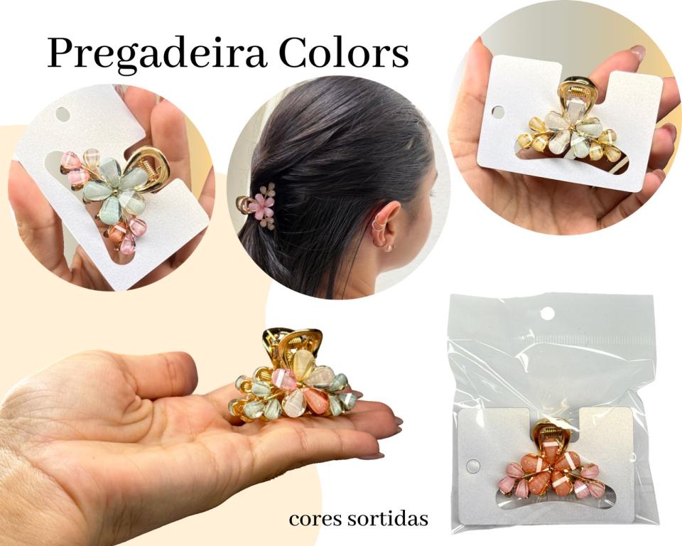 PREGADEIRA METAL FLOR 4.5cm