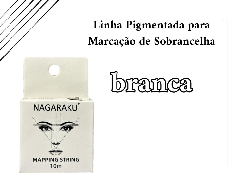 LINHA PIGMENTADA DE MARCAÇÃO SOBRANCELHA BRANCA