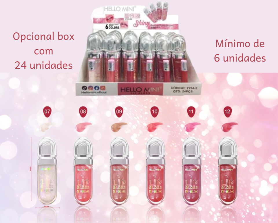 LIP GLOSS HELLO MINI MINIMO 6
