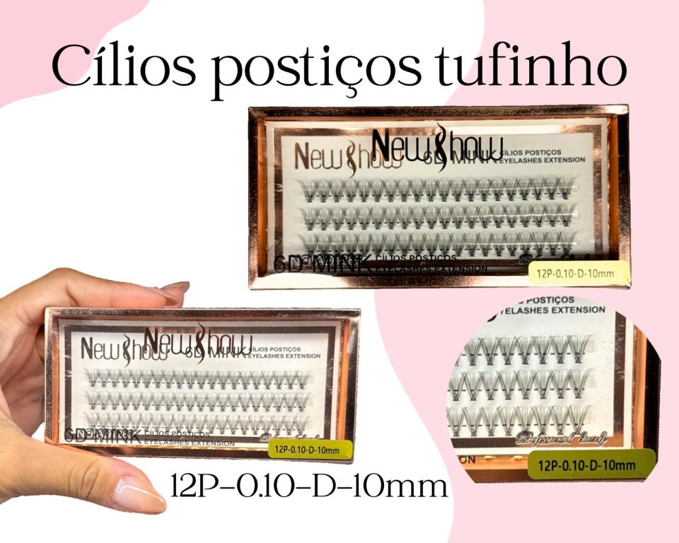 CILIOS TUFINHO 12P 10mm NEW SHOW