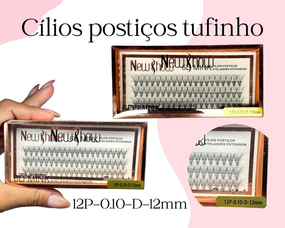 CILIOS TUFINHO 12P 12mm NEW SHOW
