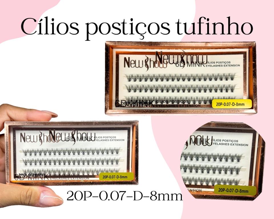 CILIOS TUFINHO 20P 08mm NEW SHOW