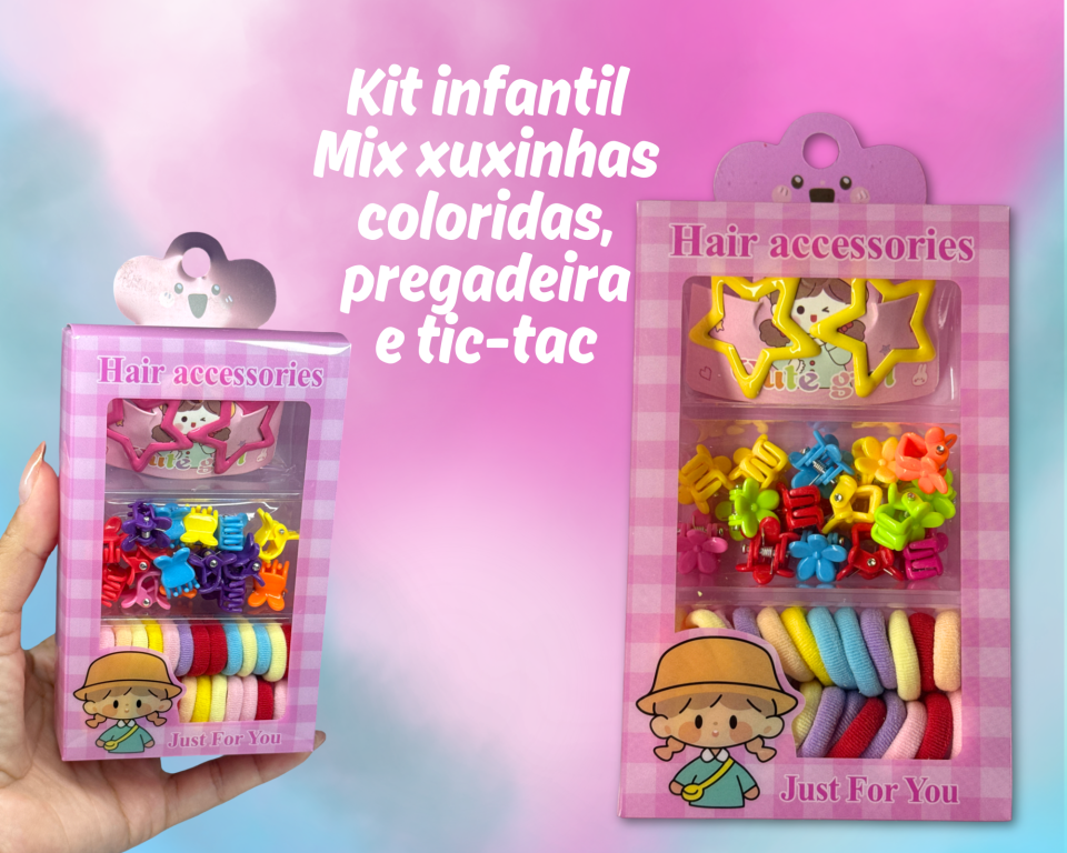 KIT PREGADEIRA C/ XUXINHAS E TIC TAC