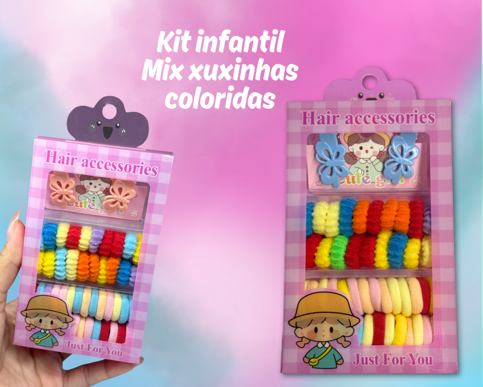 KIT XUXINHAS VARIADA E PRESILHA