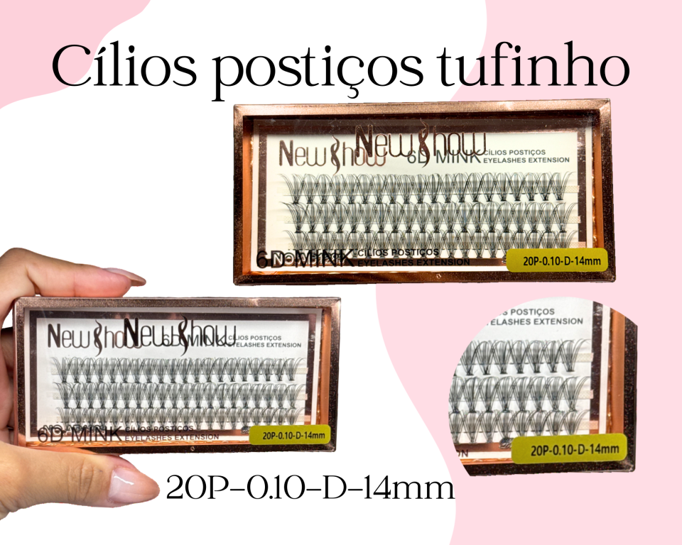 CILIOS TUFINHO 20P 14mm NEW SHOW