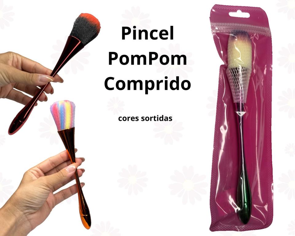 POMPOM LONGO COLORIDO