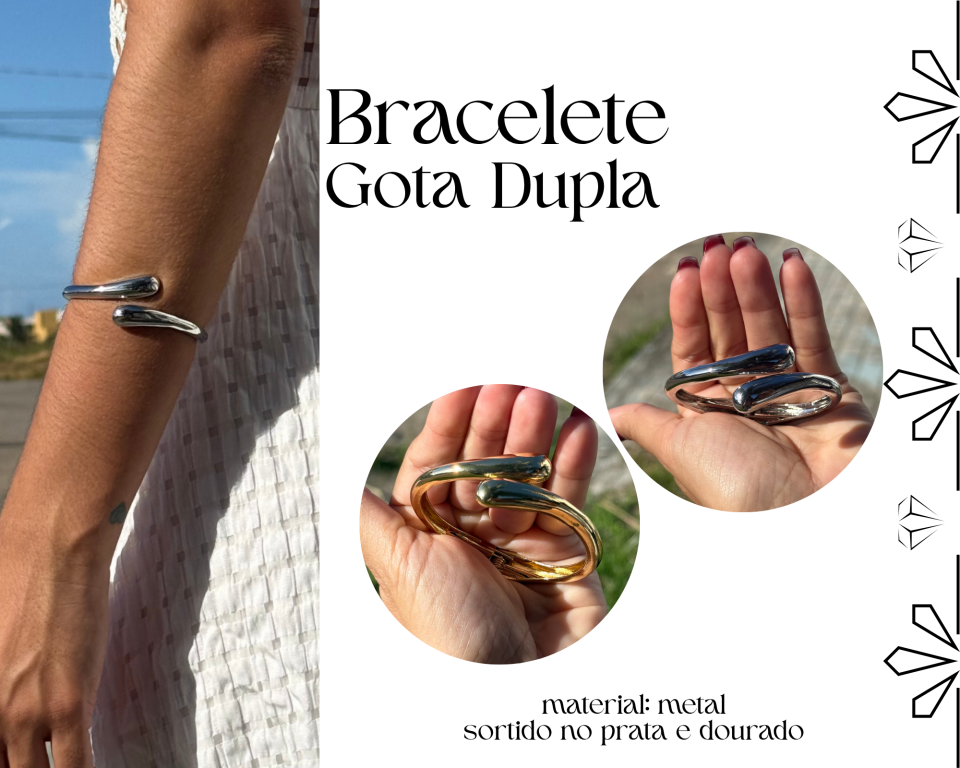 BRACELETE GOTA DUPLA