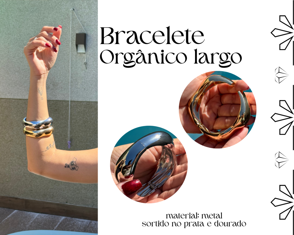 BRACELETE ORGANICO LARGO