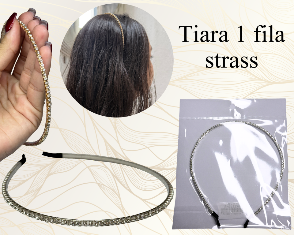 TIARA 1 FILEIRA STRASS