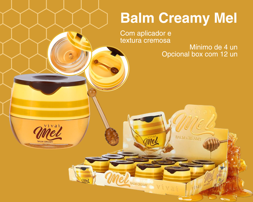 BALM CREAMY MEL (MINIMO 6)