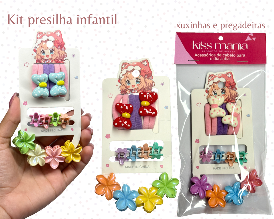 KIT MIX PREGADEIRA E XUXINHA SORTIDA