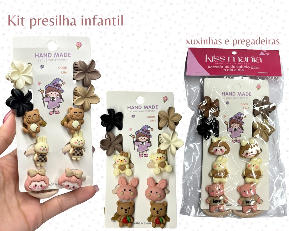 KIT MIX PREGADEIRA E XUXINHA SORTIDA