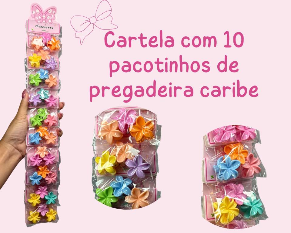 CARTELA PREGADEIRA CARIBE C/10 PCT