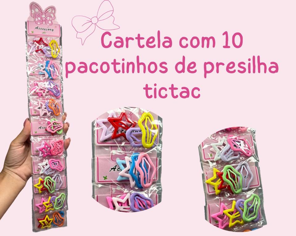 CARTELA TIC TAC VARIADAS C/10 PCT