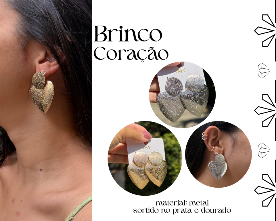 BRINCO METAL CORAÇÃO